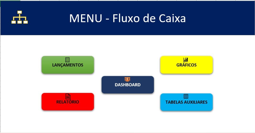Preview Menu de Opções